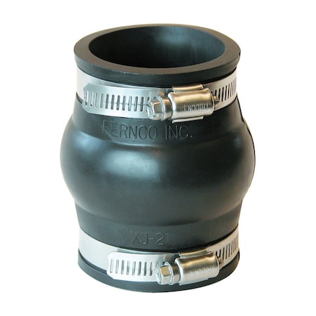 Fernco Fernco Schedule 40 2 in. Hub X 2 in. D Hub PVC 3-1/2 in. Expansion Coupling 1 pk PXJ-2